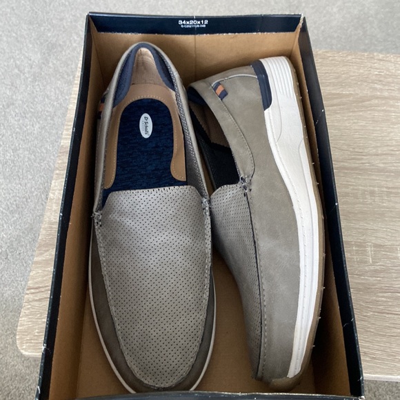 NWOT Dr. Scholl’s Men’s Slater grey slip ons.  Size 12 - Picture 6 of 6